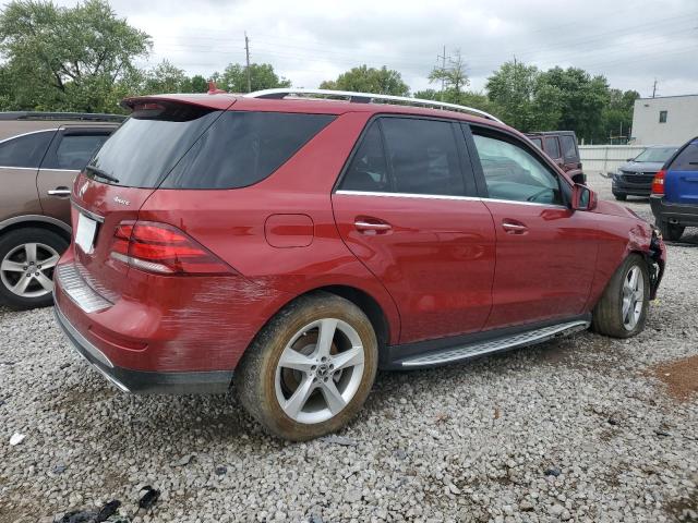  MERCEDES-BENZ GLE-CLASS 2018 Червоний