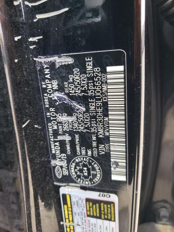 KM8R3DHE9LU066528 2020 Hyundai Palisade Sel