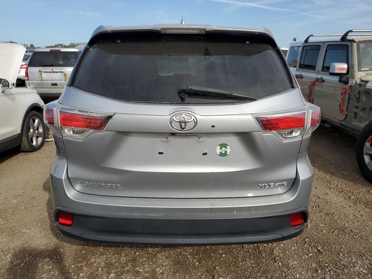 2016 Toyota Highlander Xle VIN: 5TDJKRFH7GS320777 Lot: 66983864