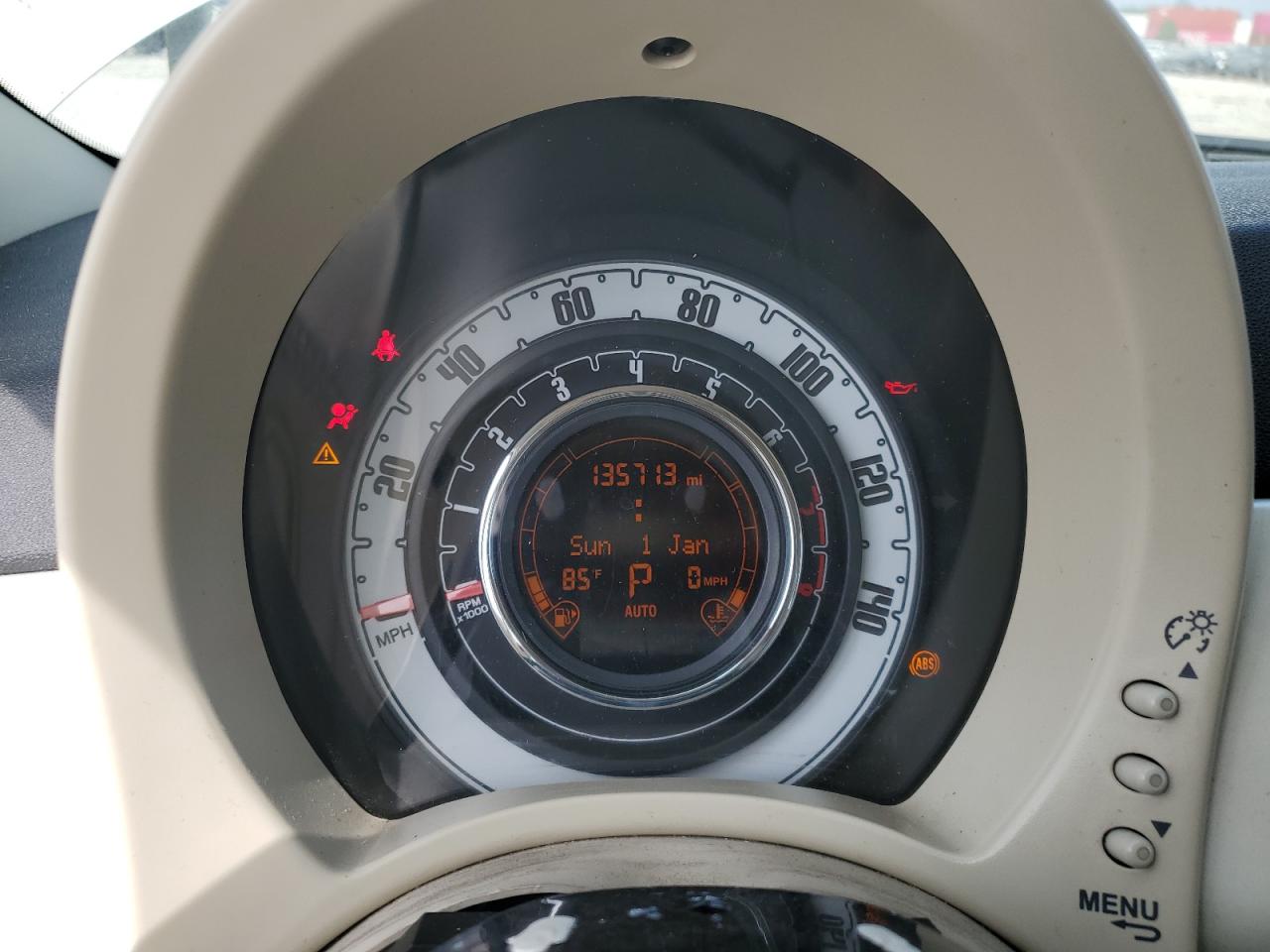 2013 Fiat 500 Lounge VIN: 3C3CFFER3DT612017 Lot: 67804364