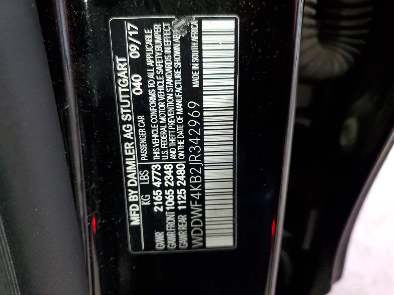 2018 Mercedes-Benz C 300 4Matic VIN: WDDWF4KB2JR342969 Lot: 67385124