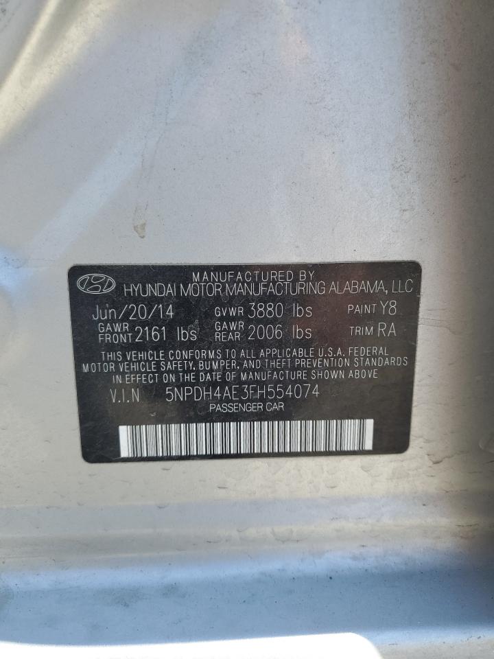 5NPDH4AE3FH554074 2015 HYUNDAI ELANTRA - Image 15