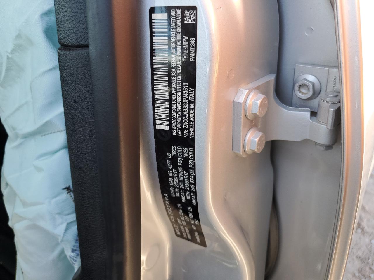 ZACCJABB2JPJ43510 2018 JEEP RENEGADE - Image 14