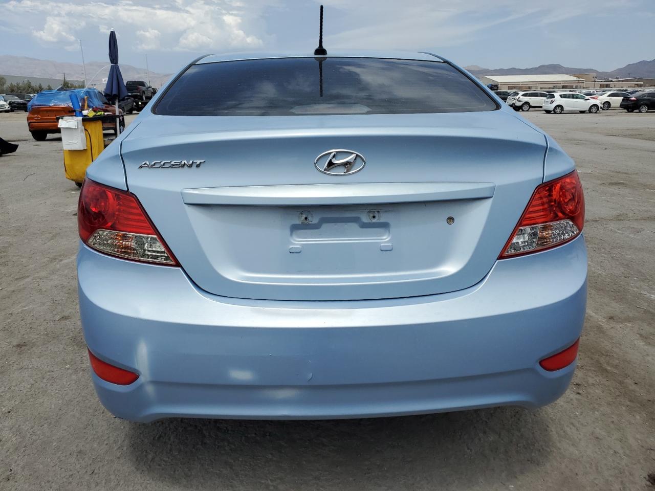 2014 Hyundai Accent Gls VIN: KMHCT4AE2EU706176 Lot: 66613744