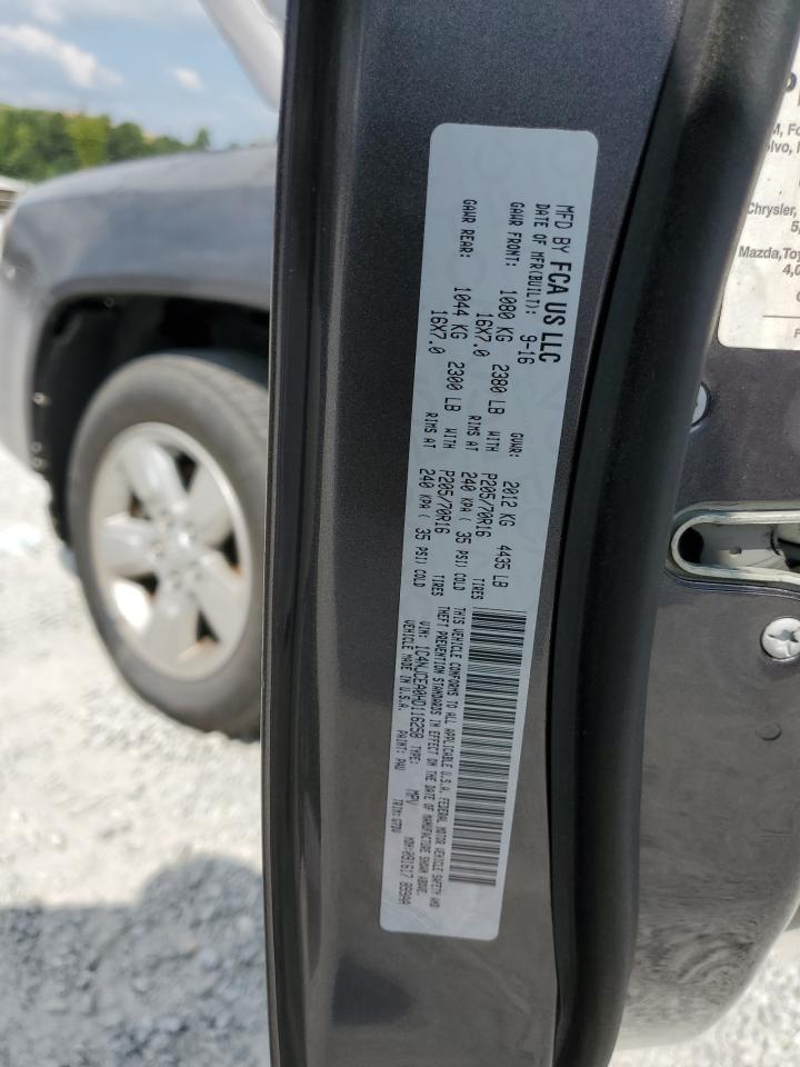 2017 Jeep Compass Latitude VIN: 1C4NJCEA0HD116258 Lot: 62795344