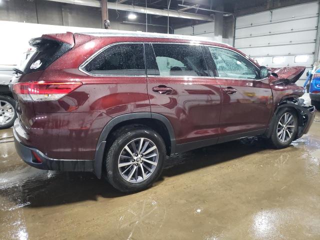  TOYOTA HIGHLANDER 2019 Бургунді