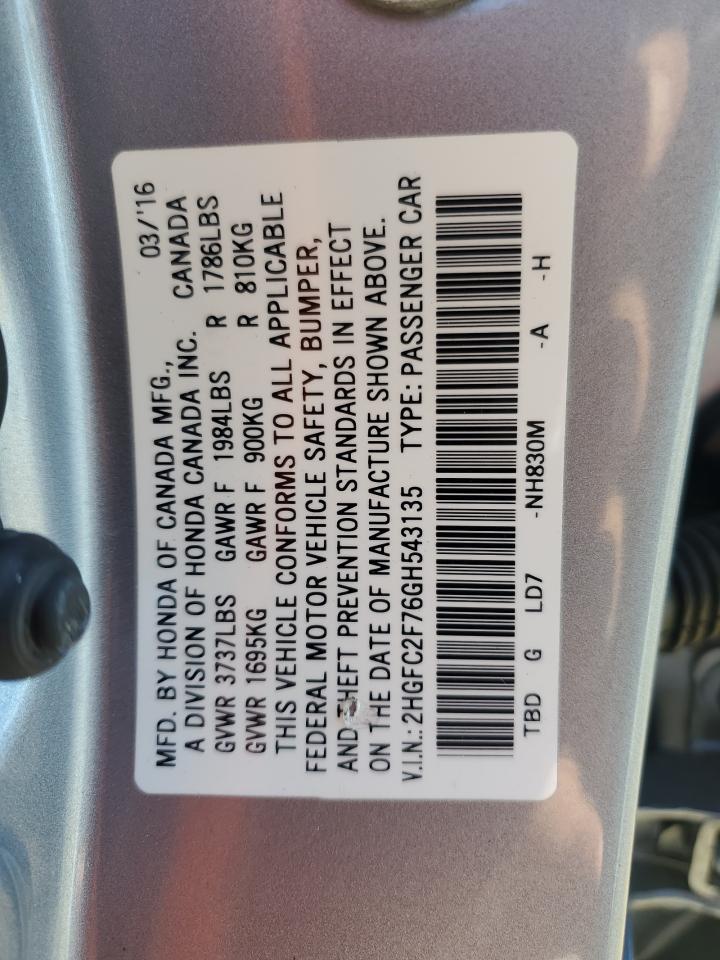 2016 Honda Civic - Image 12