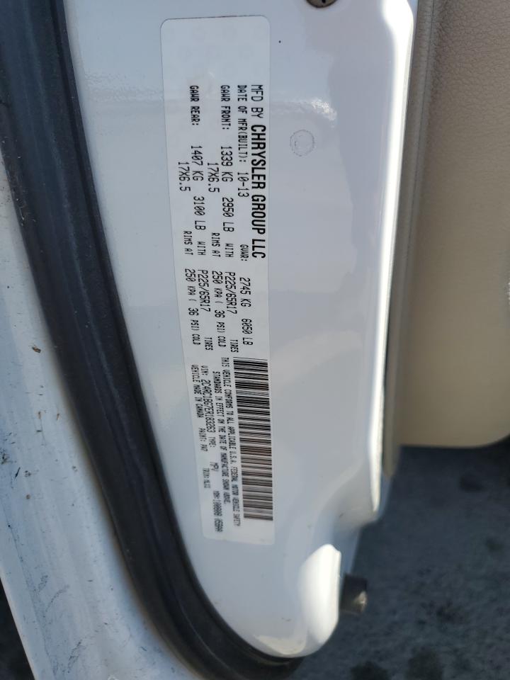 2C4RC1BG7ER183263 2014 Chrysler Town & Country Touring