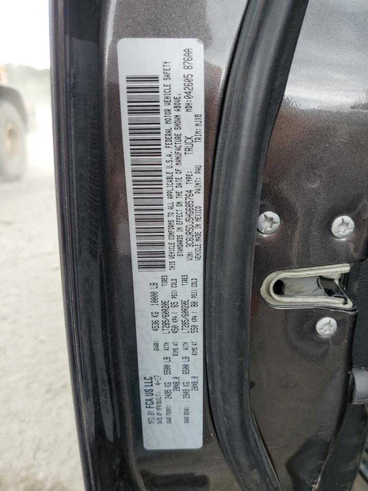 2017 Ram 2500 Slt VIN: 3C6UR5DJ5HG685764 Lot: 68151004