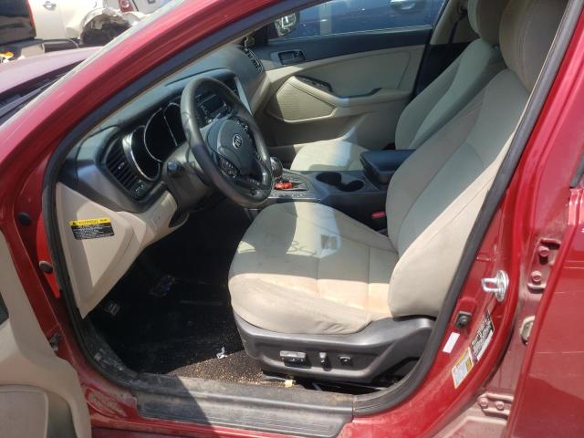 Sedans KIA OPTIMA 2013 Red