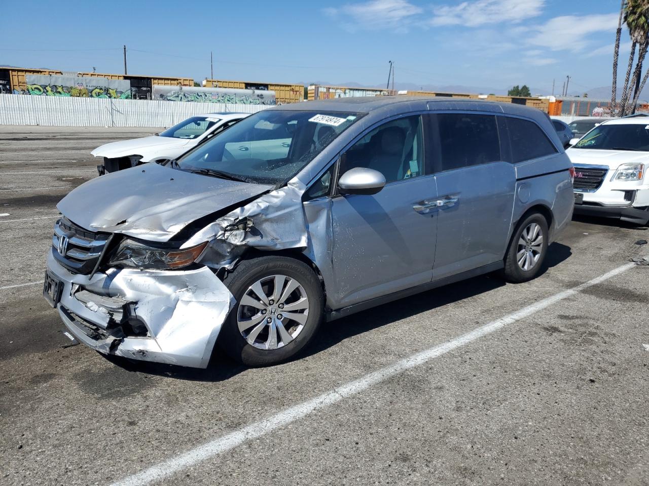 5FNRL6H70JB035370 2018 Honda Odyssey Exl