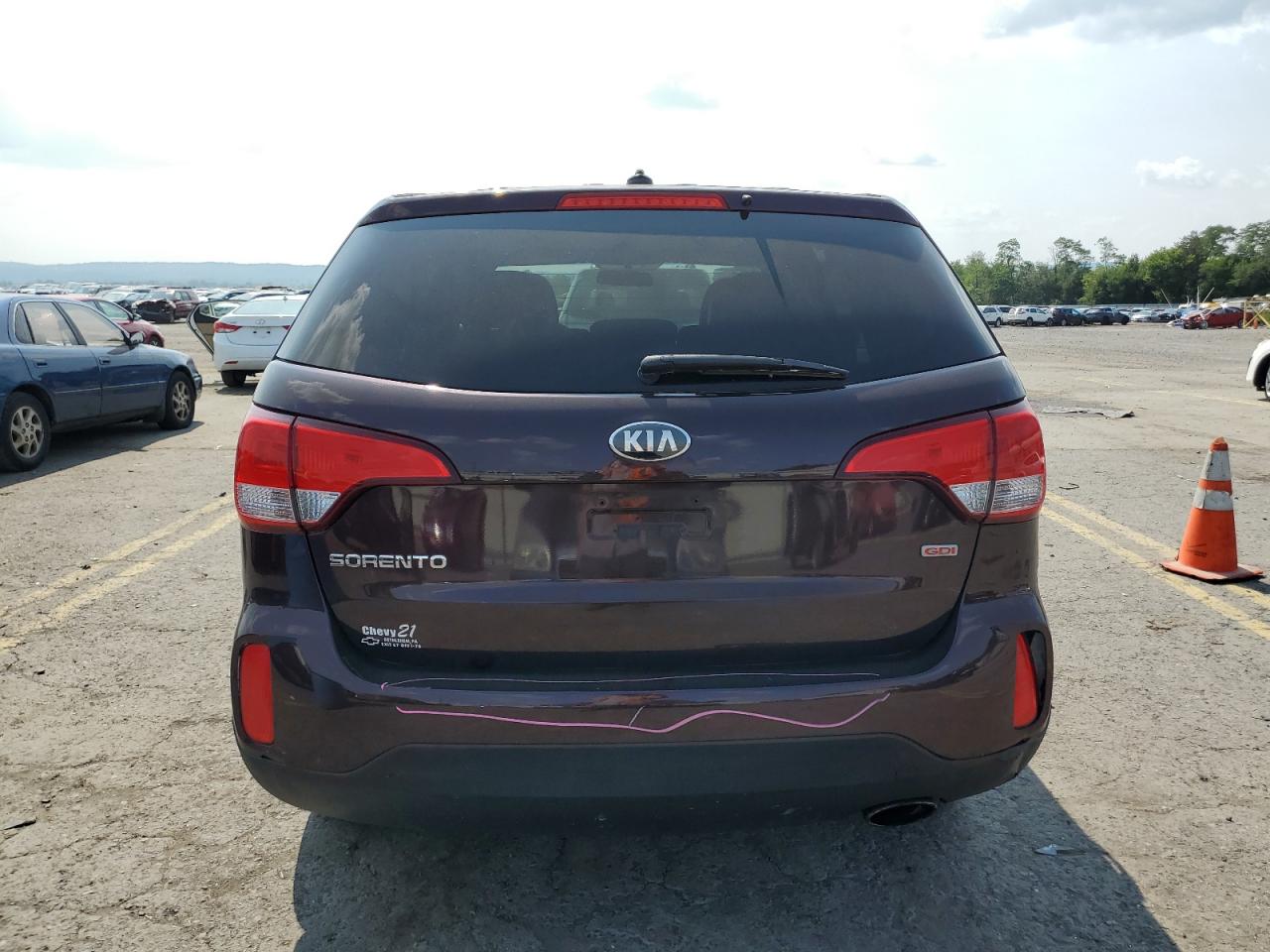 2014 Kia Sorento Lx VIN: 5XYKT3A64EG427493 Lot: 67018554