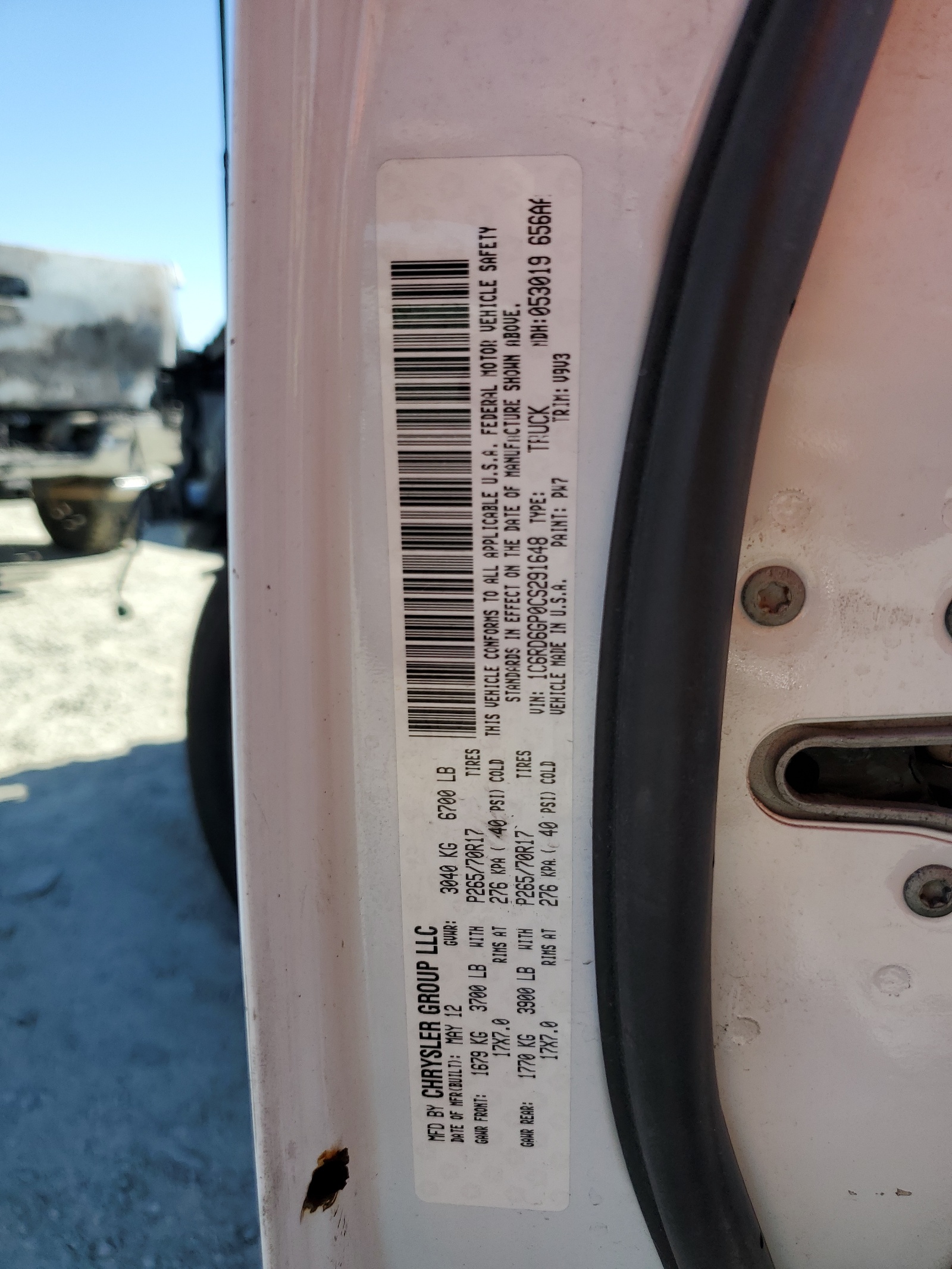 1C6RD6GP0CS291648 2012 Dodge Ram 1500 Slt