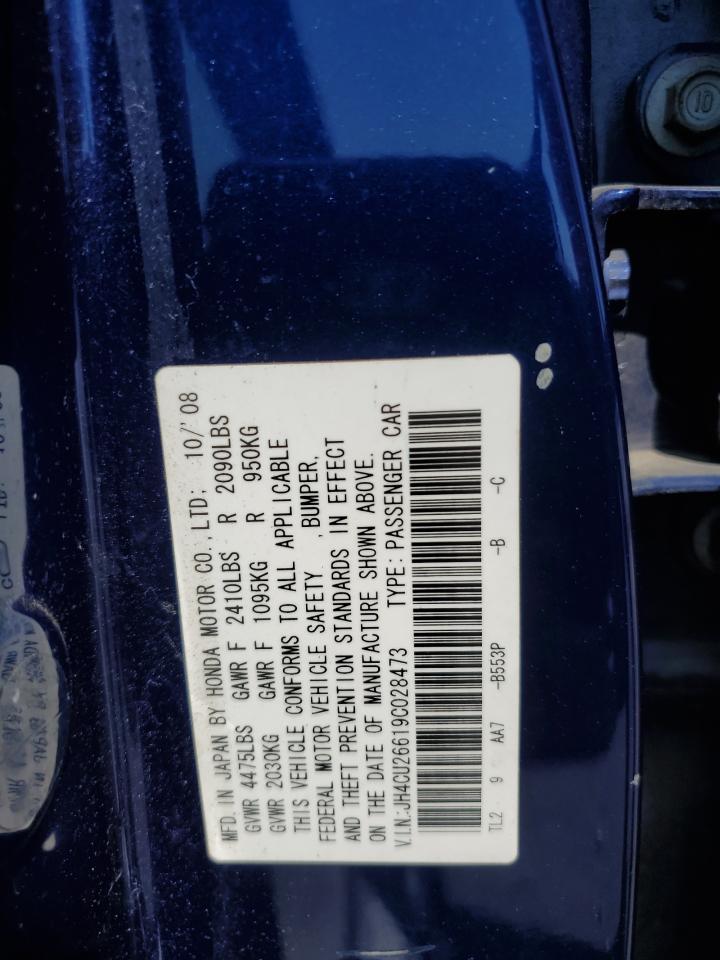 JH4CU26619C028473 2009 Acura Tsx