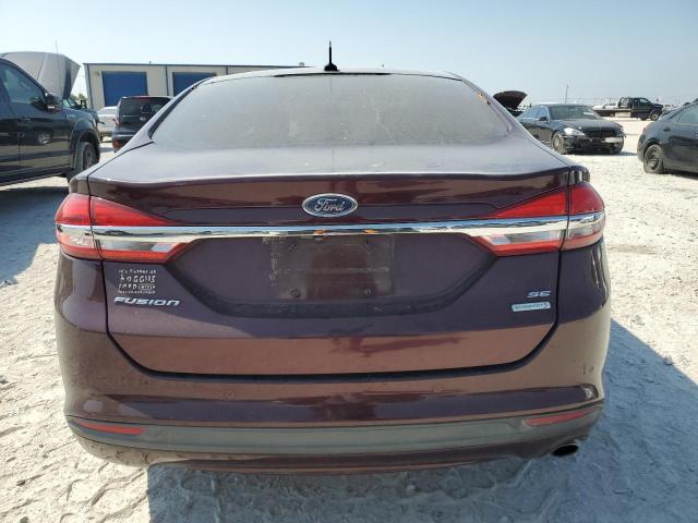 Седани FORD FUSION 2017 Бордовий