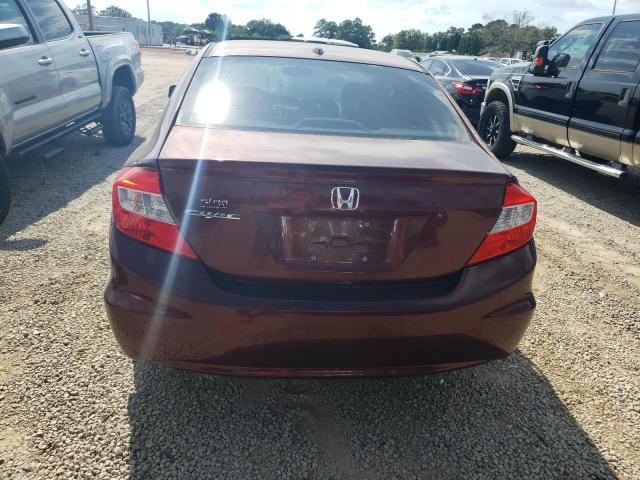  HONDA CIVIC 2012 Burgundy