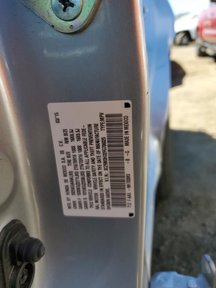 2015 Honda Cr-V Lx VIN: 3CZRM3H32FG706025 Lot: 67797404