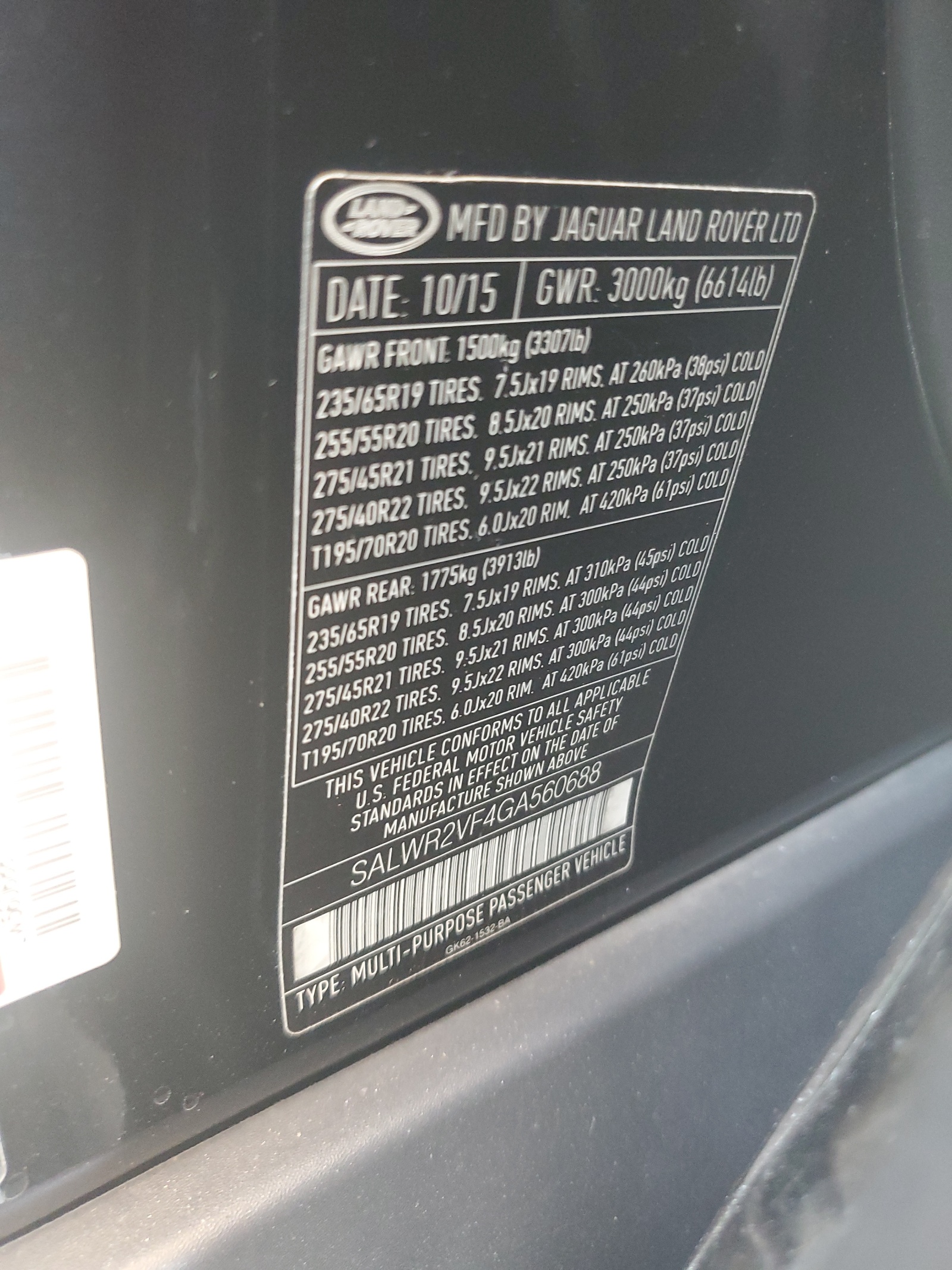 SALWR2VF4GA560688 2016 Land Rover Range Rover Sport Hse