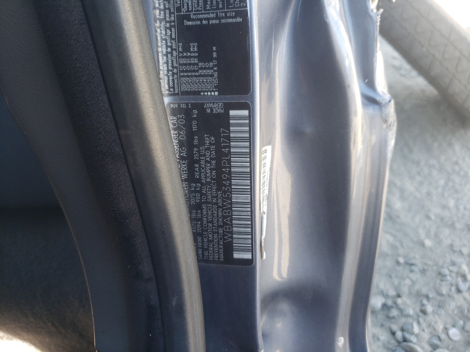 WBABW53494PL41717 2004 BMW 330 Ci