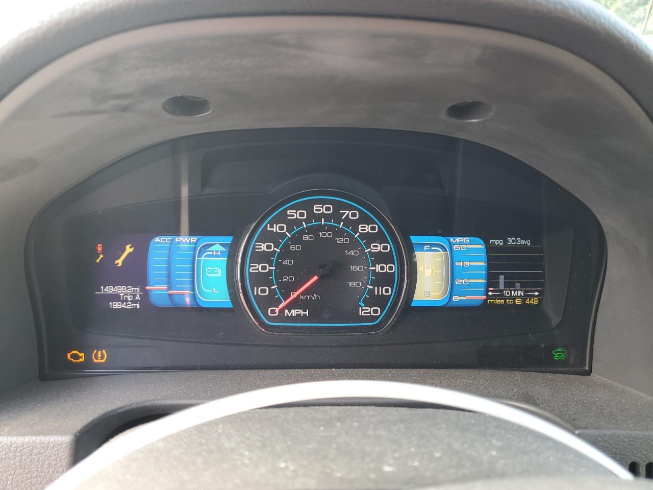 2010 Ford Fusion Hybrid VIN: 3FADP0L31AR365653 Lot: 69203184