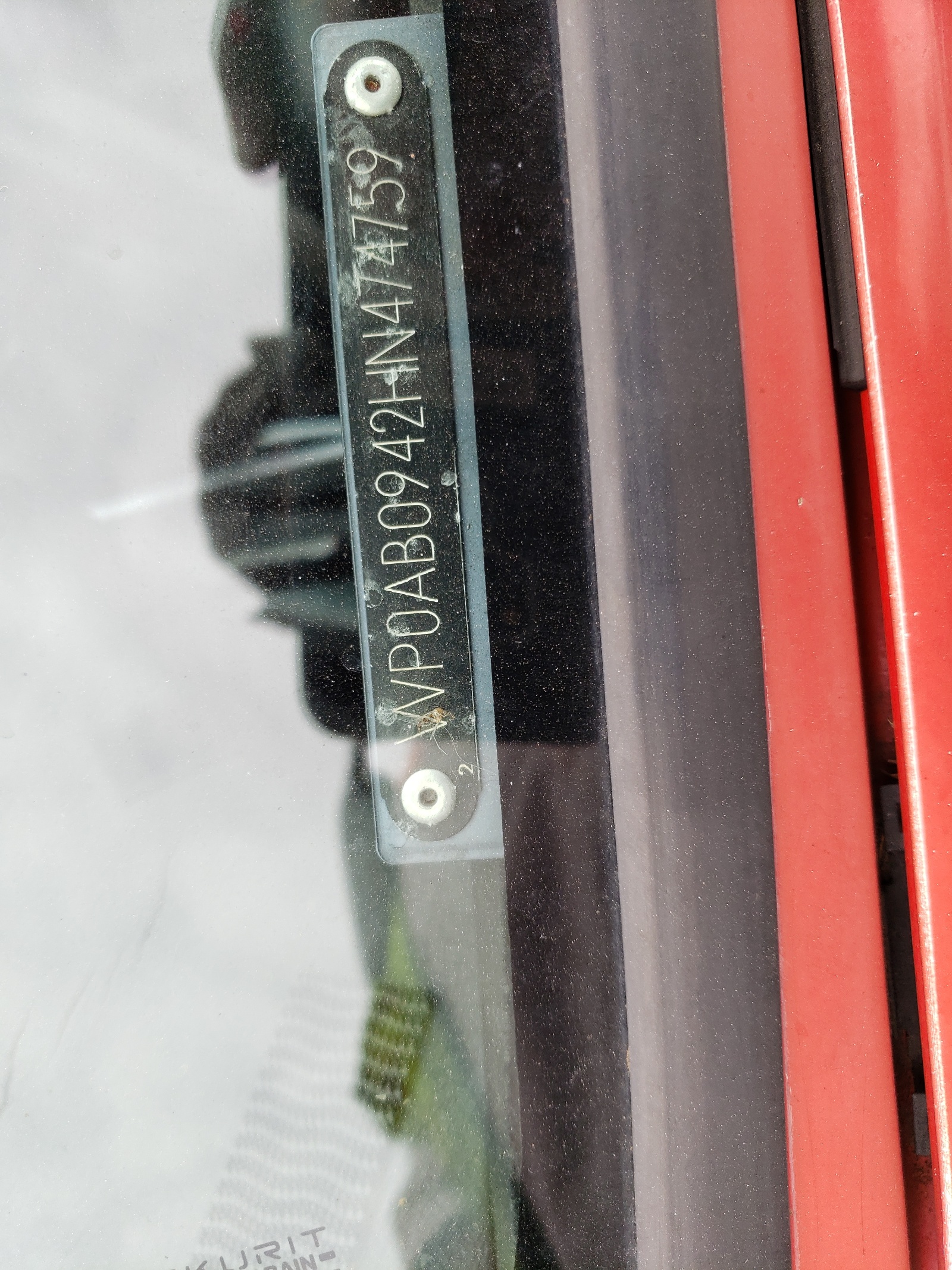 WP0AB0942HN474759 1987 Porsche 944