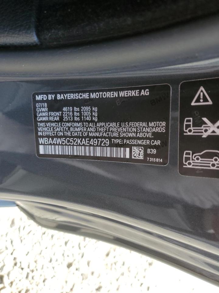 WBA4W5C52KAE49729 2019 BMW 4 SERIES - Image 14