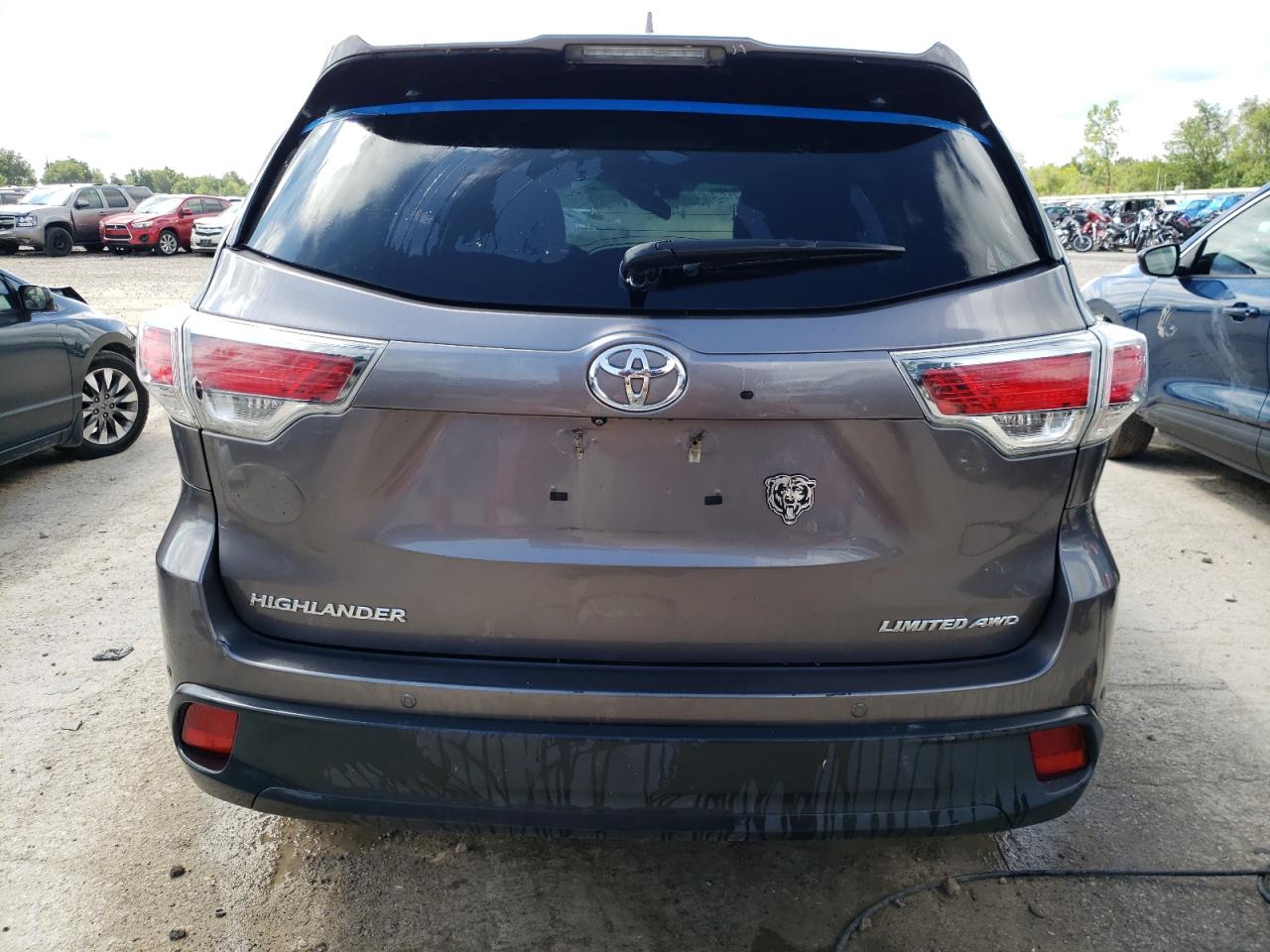 2014 Toyota Highlander Limited VIN: 5TDDKRFH4ES059361 Lot: 65846584