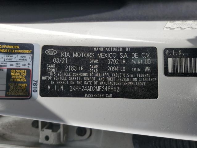 3KPF24AD2ME348862 Kia Forte FE 13