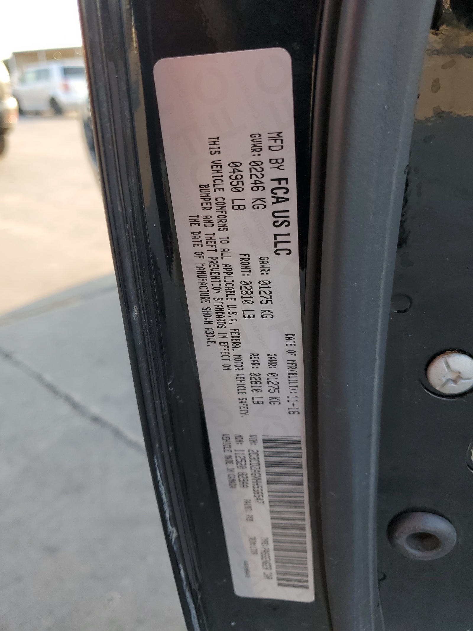 2C3CDZAGXHH536547 2017 Dodge Challenger Sxt