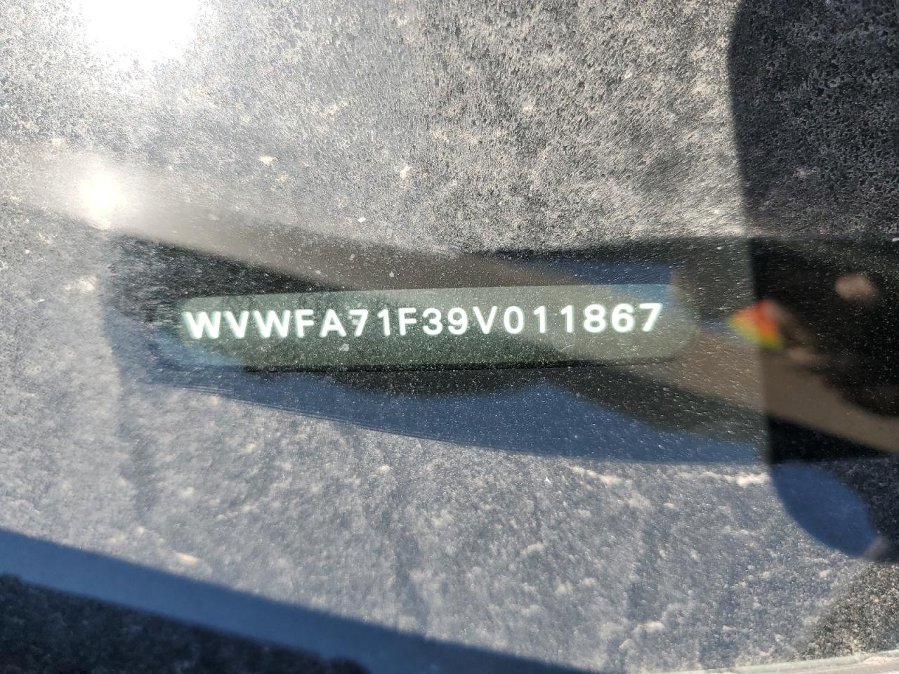 2009 Volkswagen Eos Lux VIN: WVWFA71F39V011867 Lot: 67966934