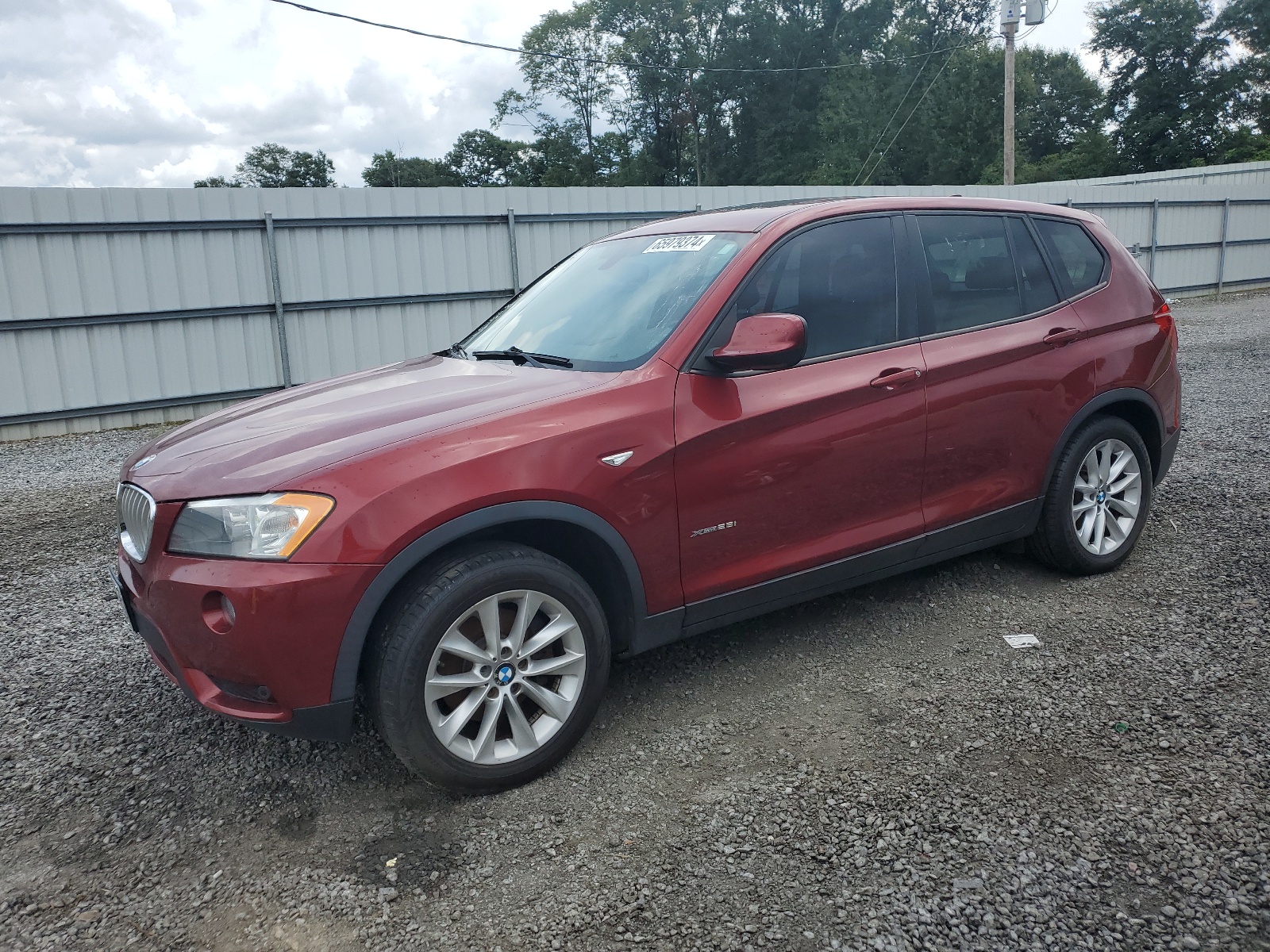 2013 BMW X3 xDrive28I vin: 5UXWX9C54D0D05929