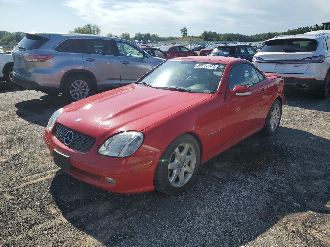 2004 Mercedes-Benz Slk 230 Kompressor VIN: WDBKK49F34F306936 Lot: 66922744