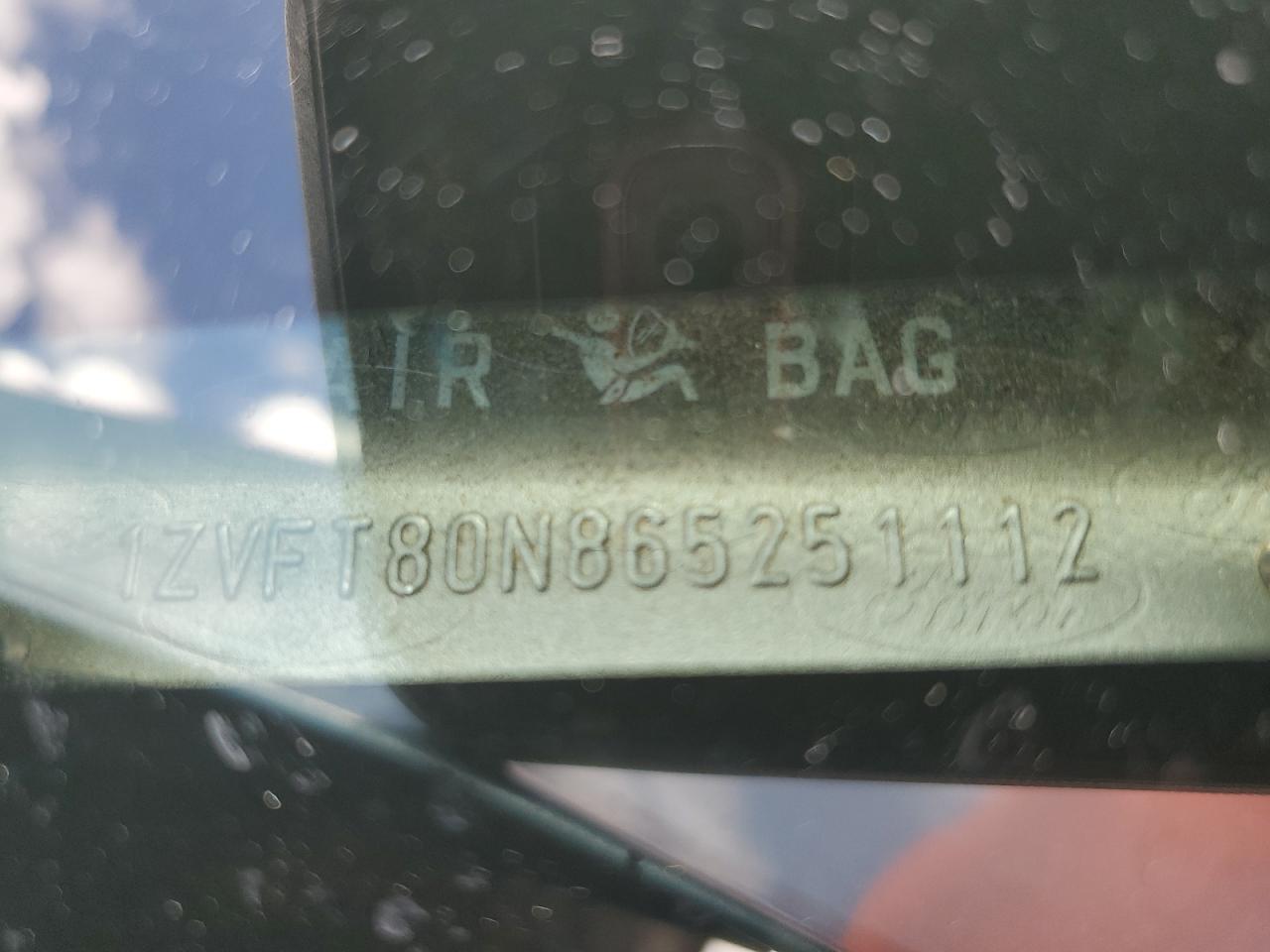 2006 Ford Mustang VIN: 1ZVFT80N865251112 Lot: 67586074