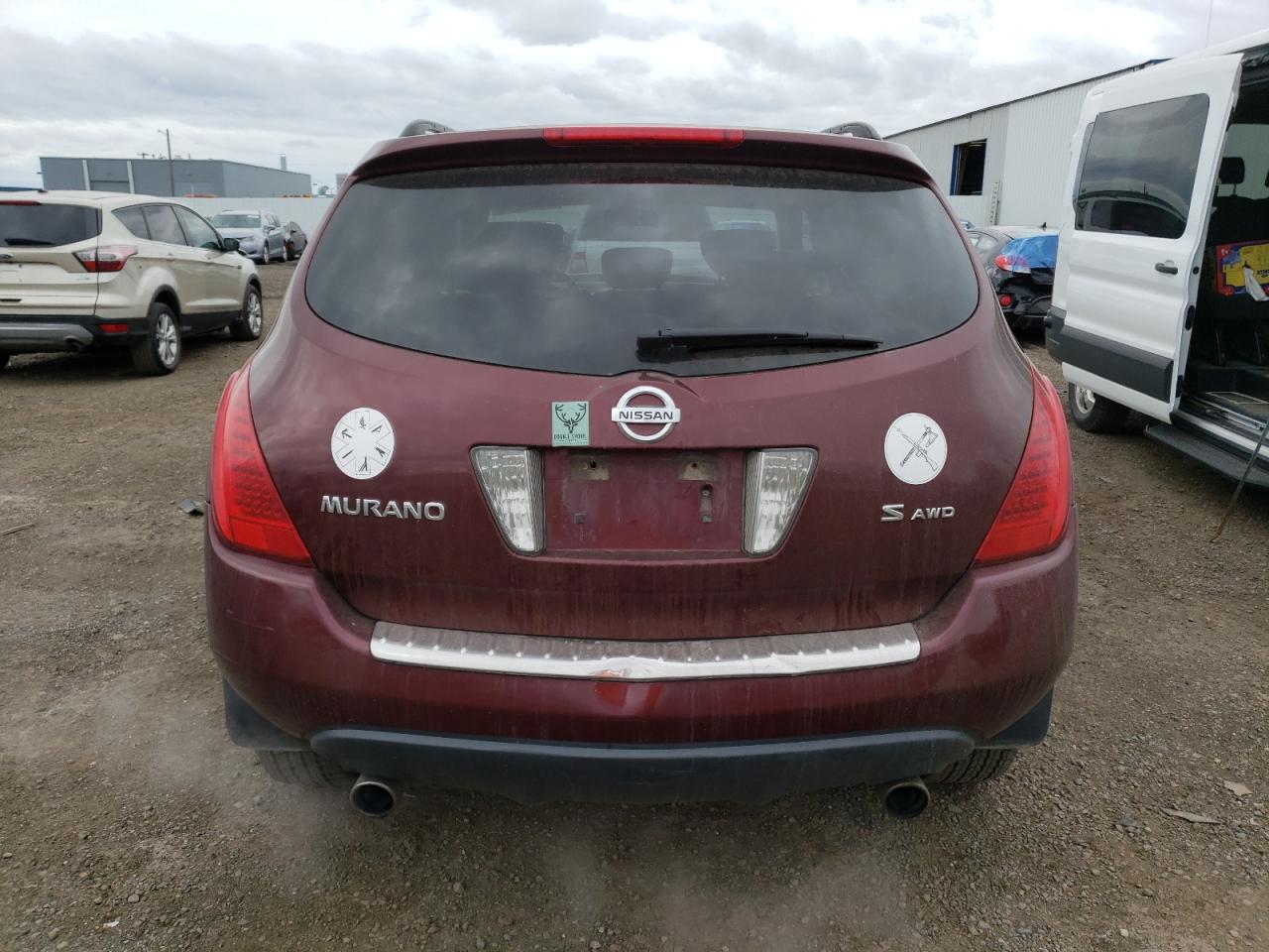 2007 Nissan Murano Sl VIN: JN8AZ08W37W633946 Lot: 68758844