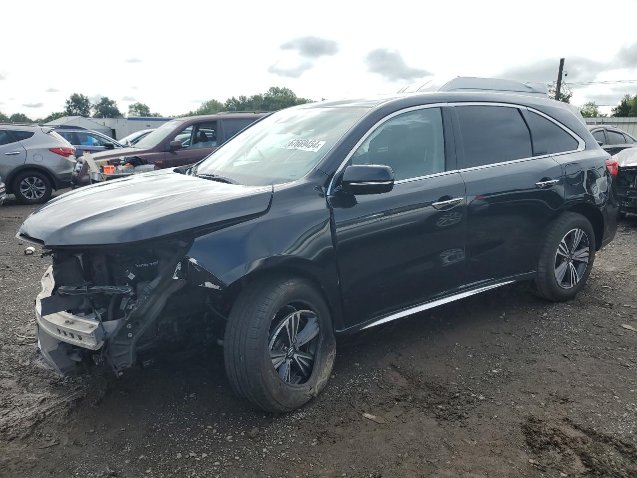 2017 Acura Mdx VIN: 5J8YD4H35HL002822 Lot: 67669454