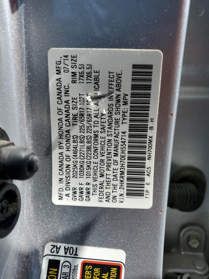 2HKRM3H70EH554714 2014 Honda Cr-V Exl