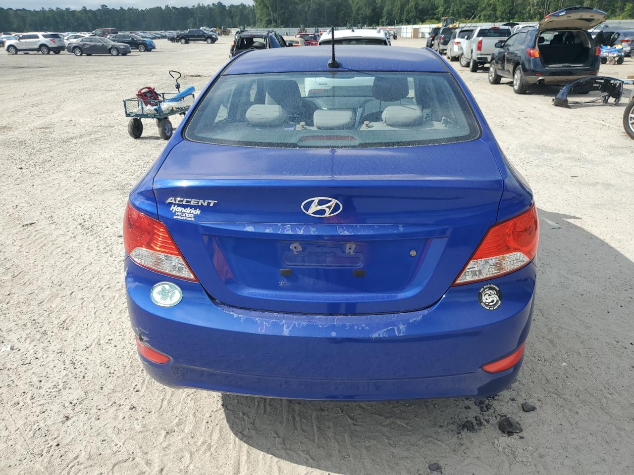 2013 Hyundai Accent Gls VIN: KMHCU4AE4DU339292 Lot: 67317254