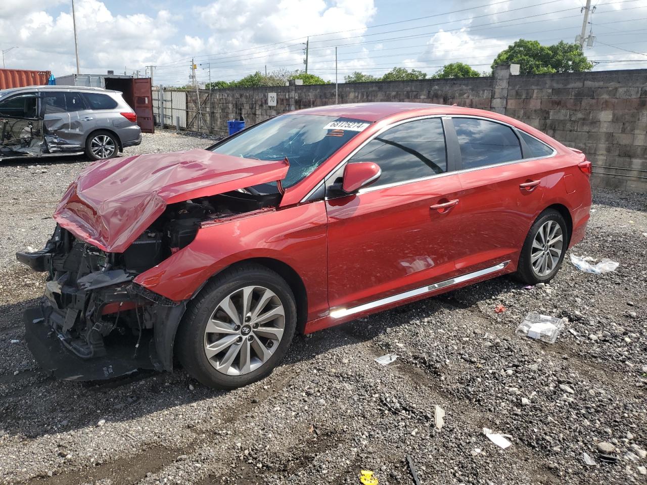 5NPE34AF3HH485661 2017 HYUNDAI SONATA - Image 1