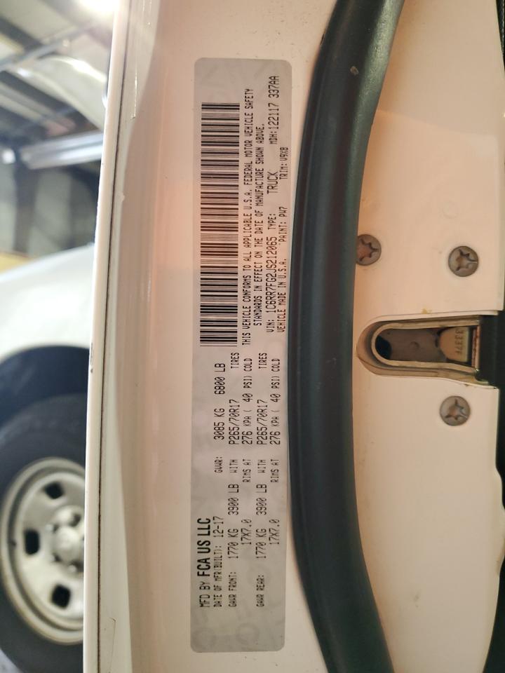 2018 Ram 1500 St VIN: 1C6RR7FG2JS212065 Lot: 66208284