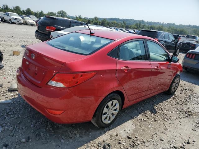  HYUNDAI ACCENT 2017 Czerwony