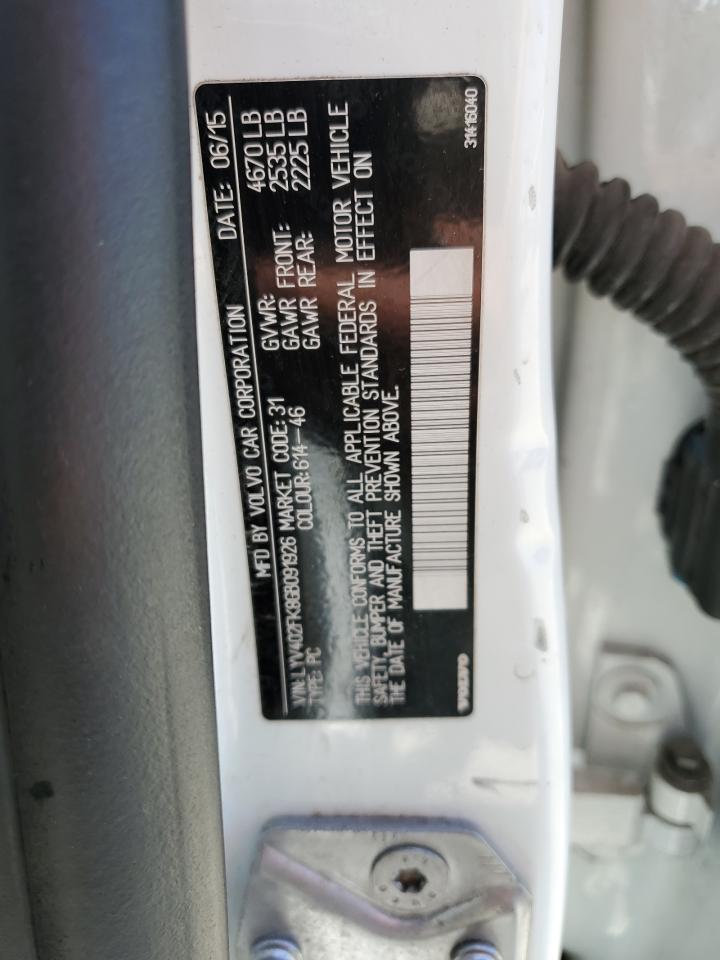 2016 Volvo S60 Premier VIN: LYV402FK8GB091926 Lot: 67274694