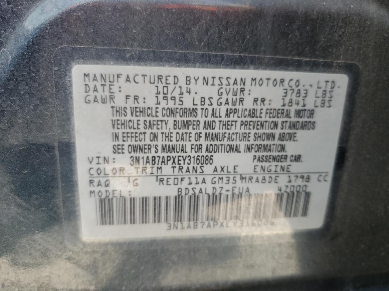 2014 Nissan Sentra - Image 12