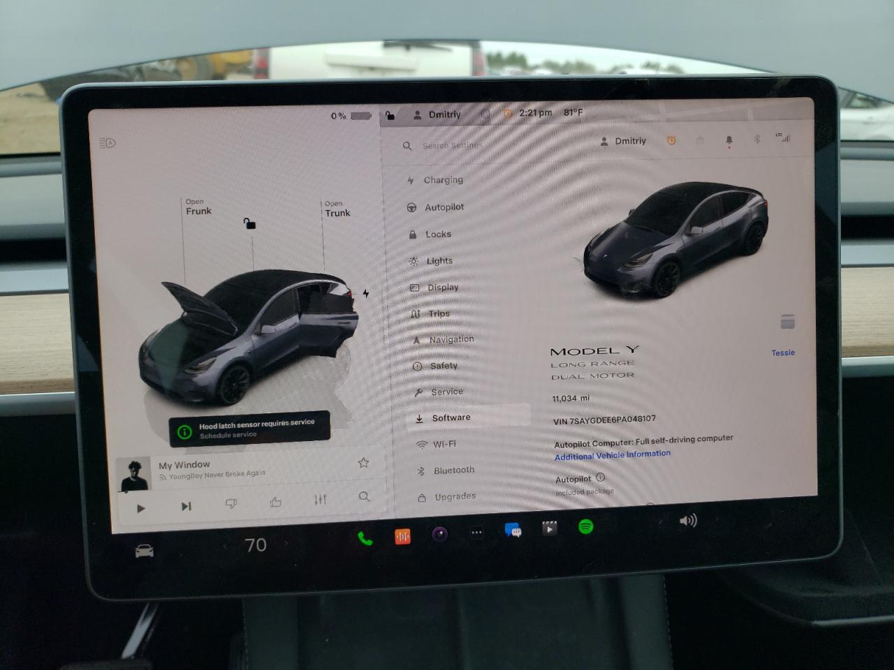 7SAYGDEE6PA048107 2023 Tesla Model Y