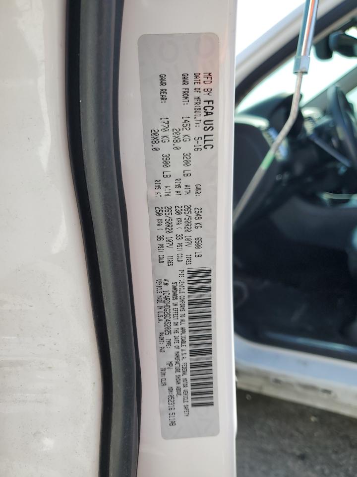 2016 Dodge Durango Limited VIN: 1C4RDHDG2GC452025 Lot: 67902414