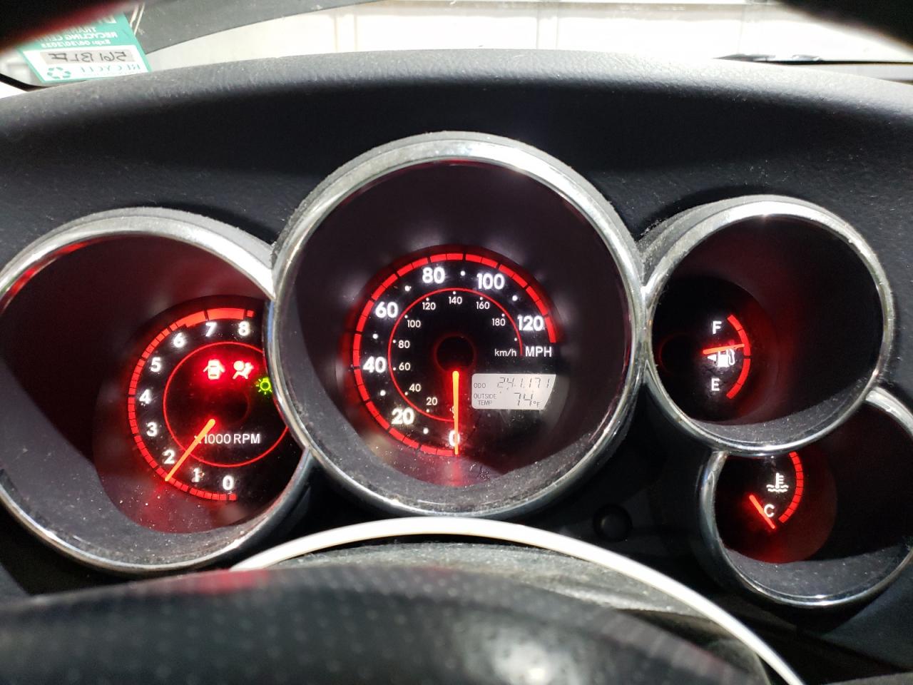 2005 Toyota Corolla Matrix Xr VIN: 2T1KR32E45C341861 Lot: 65379784