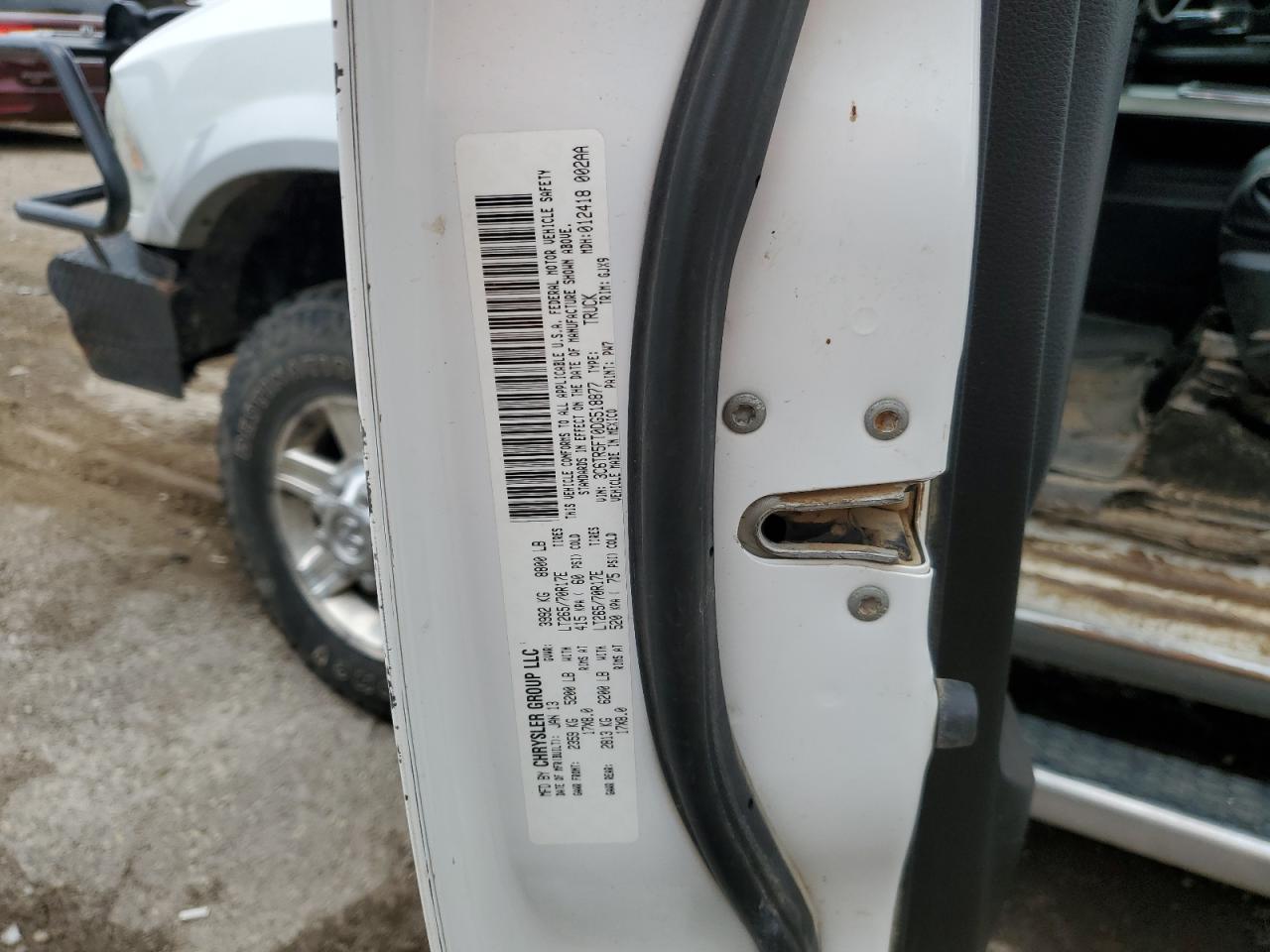 3C6TR5FT0DG518877 2013 Ram 2500 Laramie