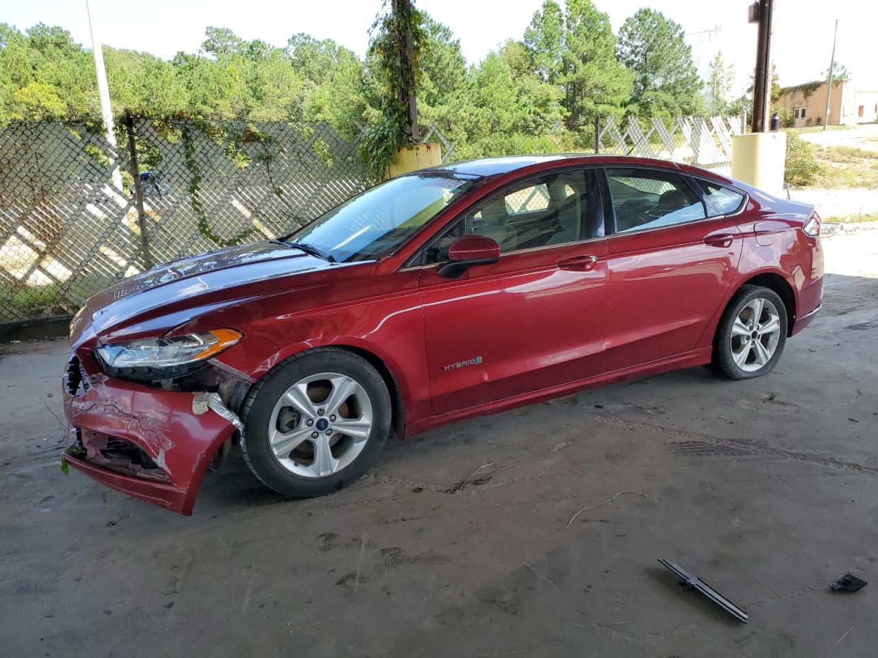 VIN 3FA6P0LU6JR162632 2018 FORD FUSION no.1