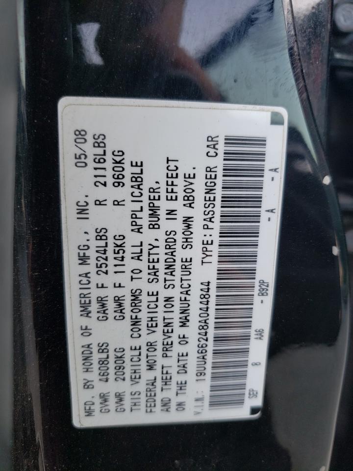 19UUA66248A044844 2008 Acura Tl