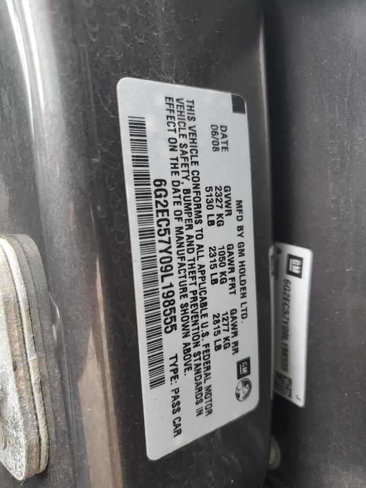 6G2EC57Y09L198555 2009 Pontiac G8 Gt