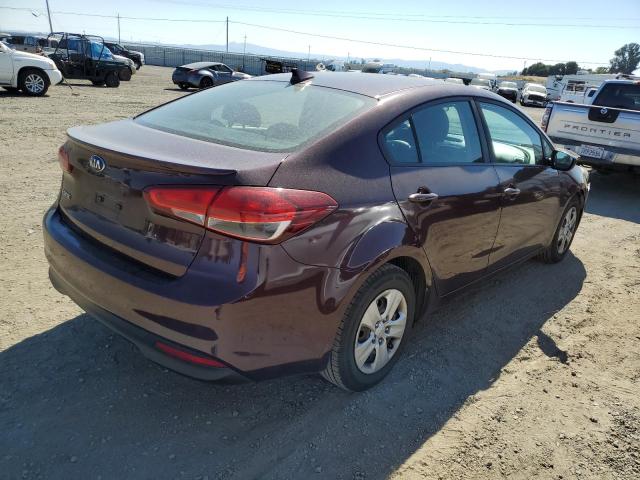  KIA FORTE 2018 Burgundy